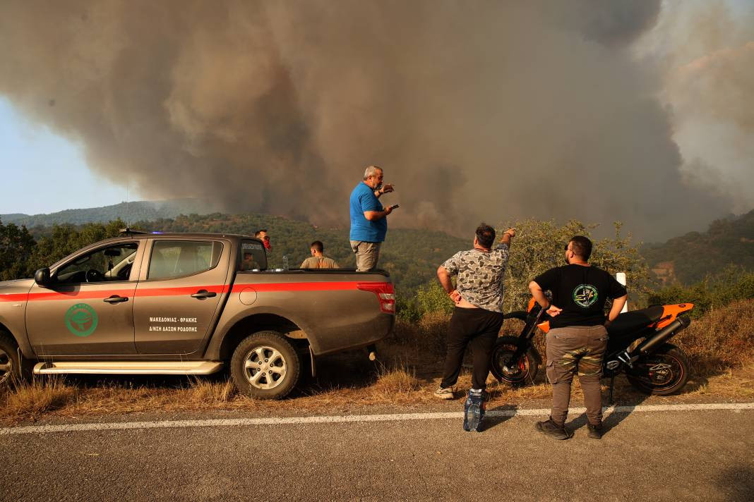 Meriç Bölgesi'nde yanan ormanlık alanda ceset bulundu - Resim: 21